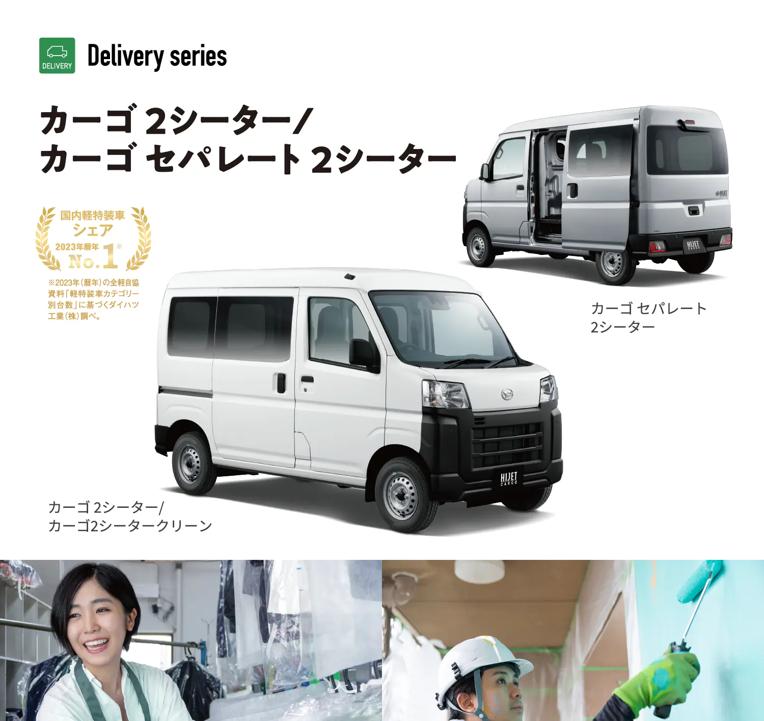 ハイゼット カーゴ 2シーター/カーゴ セパレート 2シーター｜カー