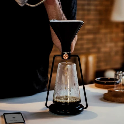 スマートコーヒーメーカージーナGINA ブラック(アプリ対応型）