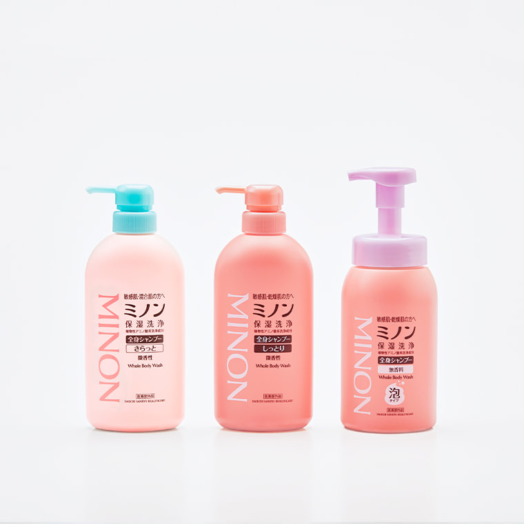 ミノン全身シャンプー 泡タイプ｜ミノンボディケアシリーズ｜第一三共