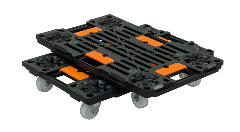 PD-427-3SN（荷崩れ防止ガイド・微音キャスター搭載連結ドーリー）販売