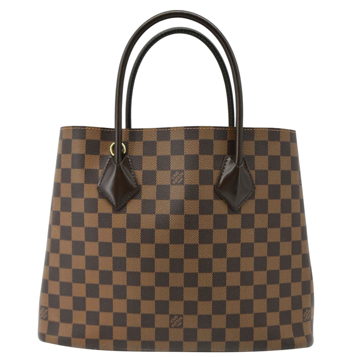 LOUIS VUITTON Kensington Damier Ebene Tote Brown Bag