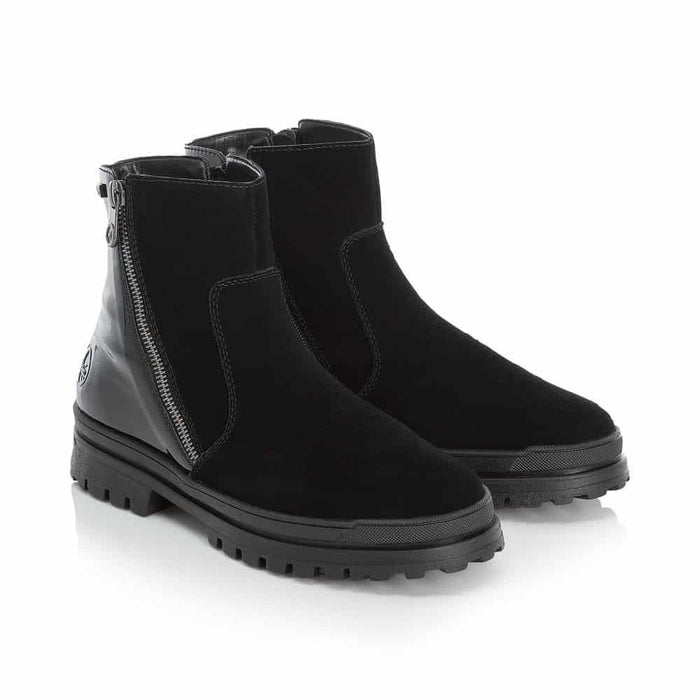 RIKER Z5451-00 | CHELSEA ZIP BOOTIE | DANFORM SHOES — danformshoesvt