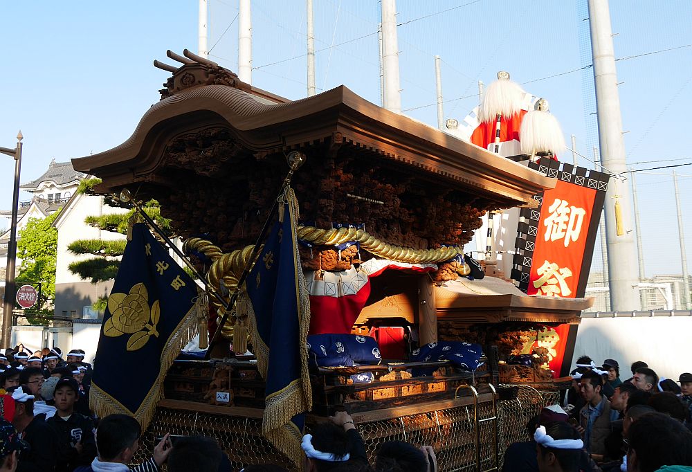 中北町地車お披露目曳行