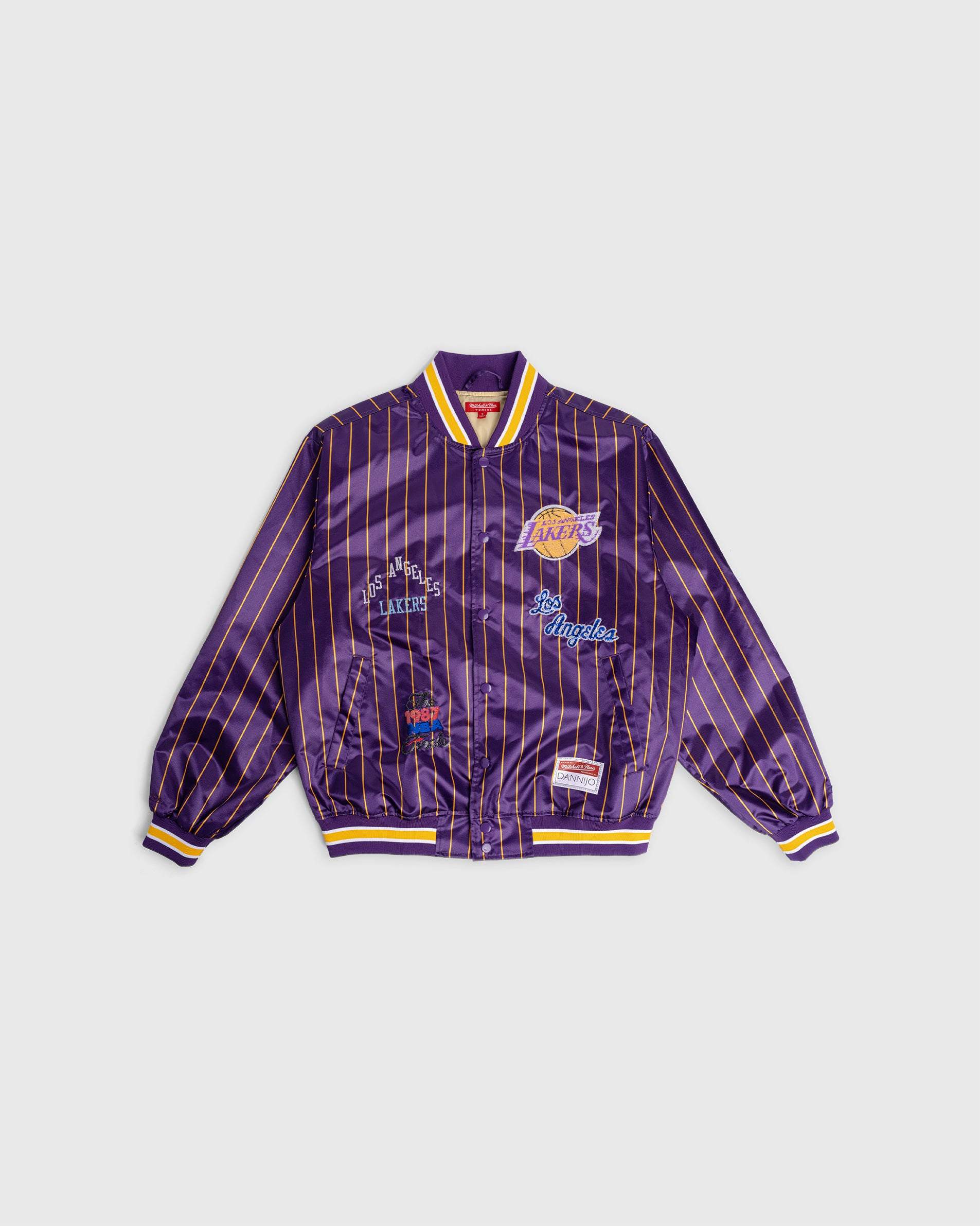 Los Angeles Lakers Satin Jacket – DannijoPro