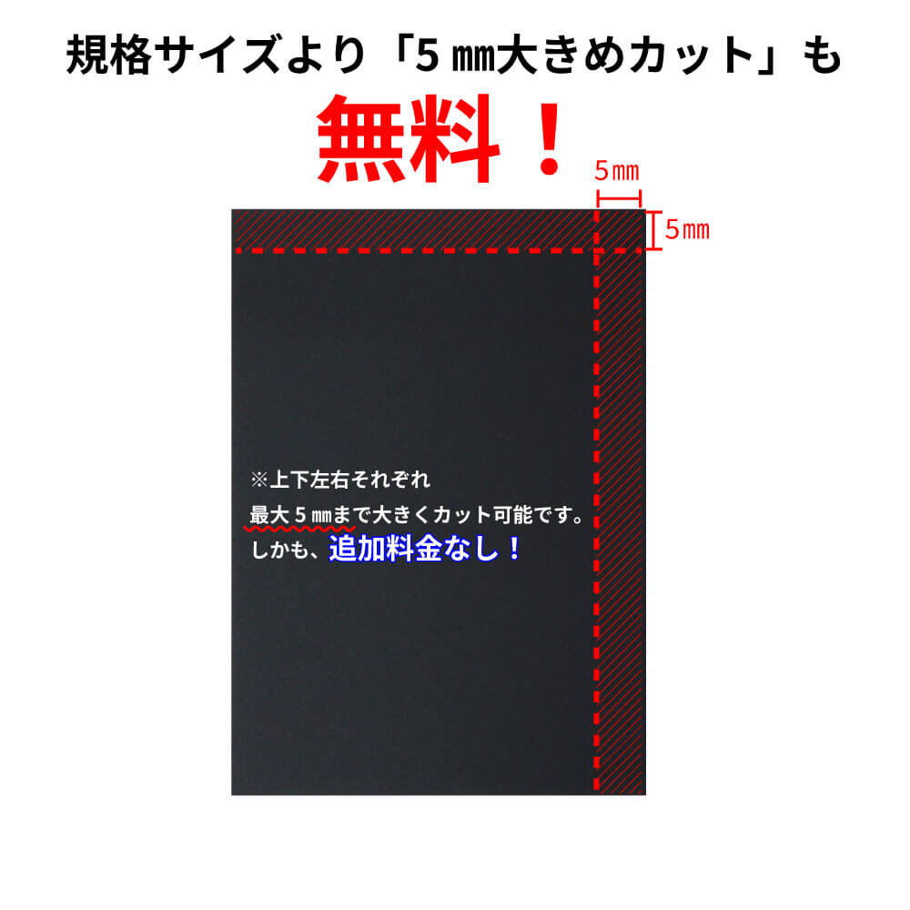 黒ボール12号(厚0.78mm) A1 594×841mm - 台紙を断裁するなら dansai.jp