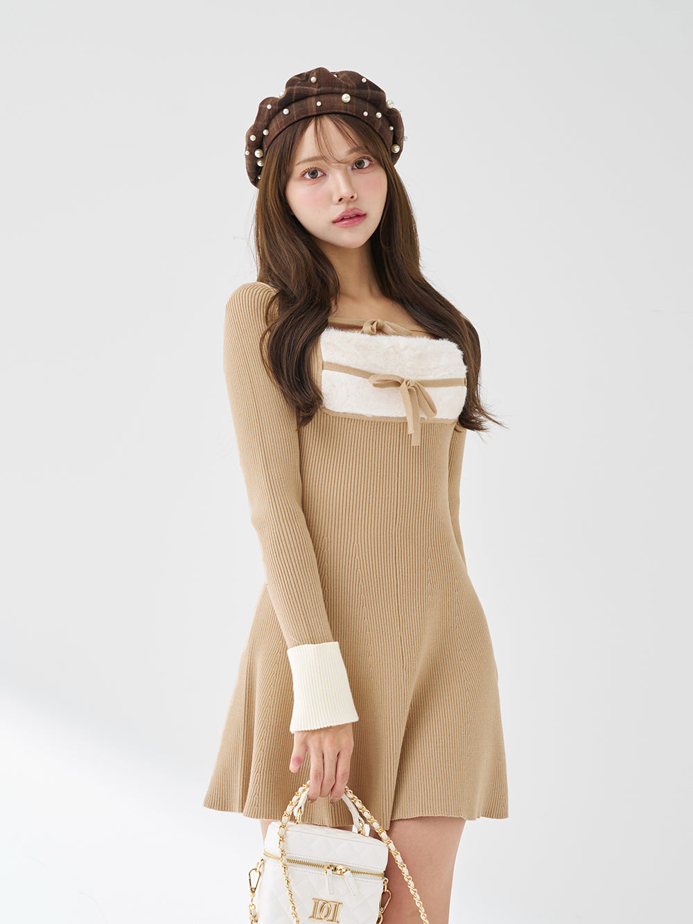 ハートオープンニットミニワンピース – Darich (ダーリッチ)