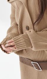 ローウエストデザインニットワンピース – Darich (ダーリッチ)