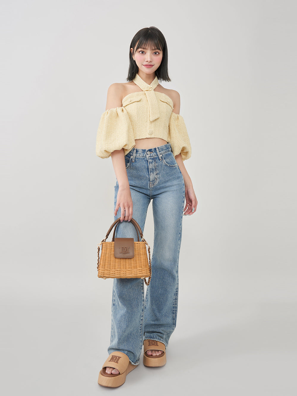 ロゴレザーラタンバッグ – Darich (ダーリッチ)