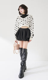 アンサンブルスノーロゴニットミニワンピース – Darich (ダーリッチ)