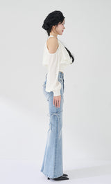 パールネックアメスリブラウス – Darich (ダーリッチ)