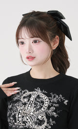 DRビジューフラワーリブニットトップス – Darich (ダーリッチ)