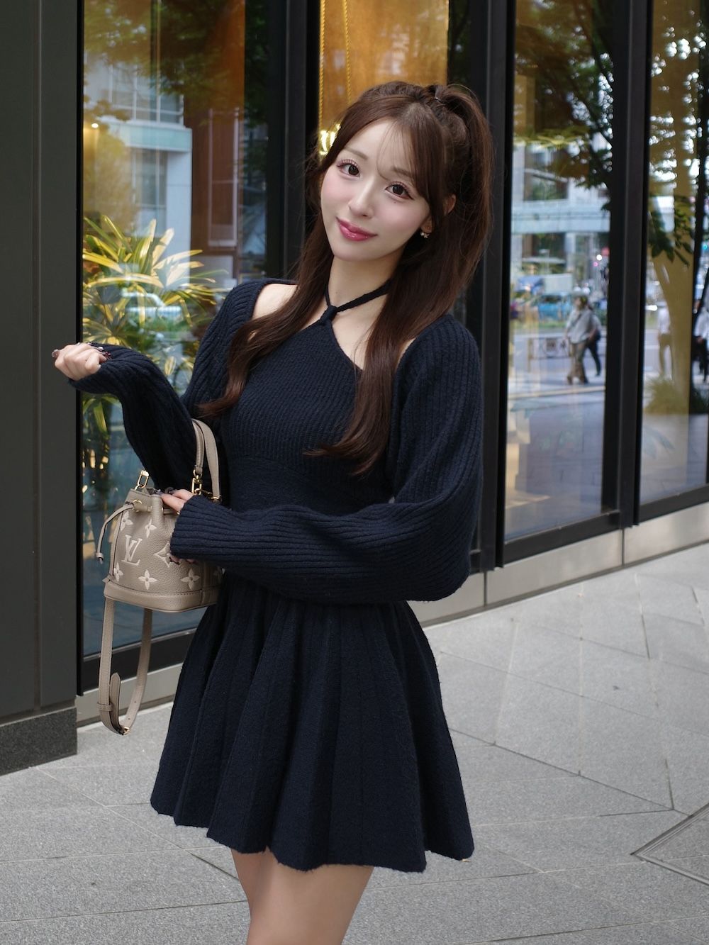 ホルターフレアニットミニワンピース – Darich (ダーリッチ)