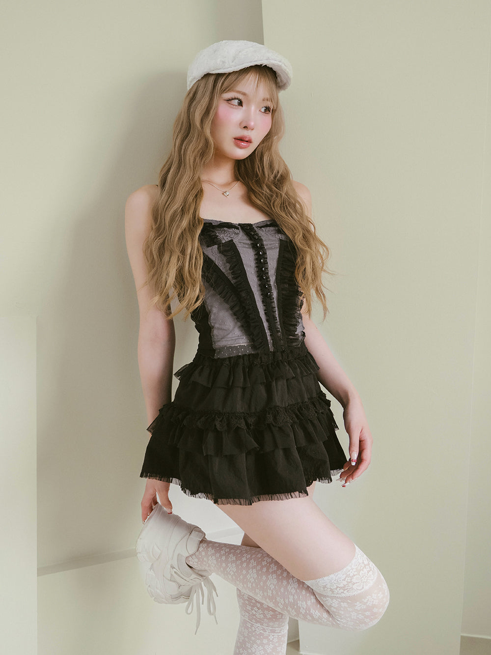 ミックスシアーコルセットキャミソール – Darich (ダーリッチ)