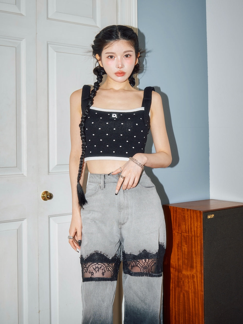 ドットリボンキャミソール – Darich (ダーリッチ)