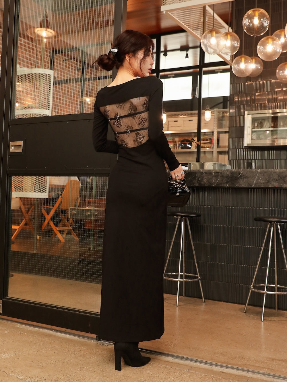 バックオープンレースロングワンピース – Darich (ダーリッチ)