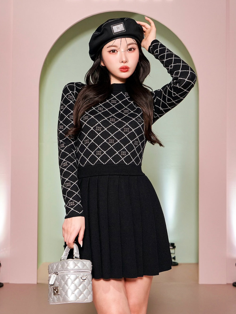 ダイヤロゴニットミニワンピース – Darich (ダーリッチ)