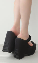 サテンプラットフォームサンダル – Darich (ダーリッチ)