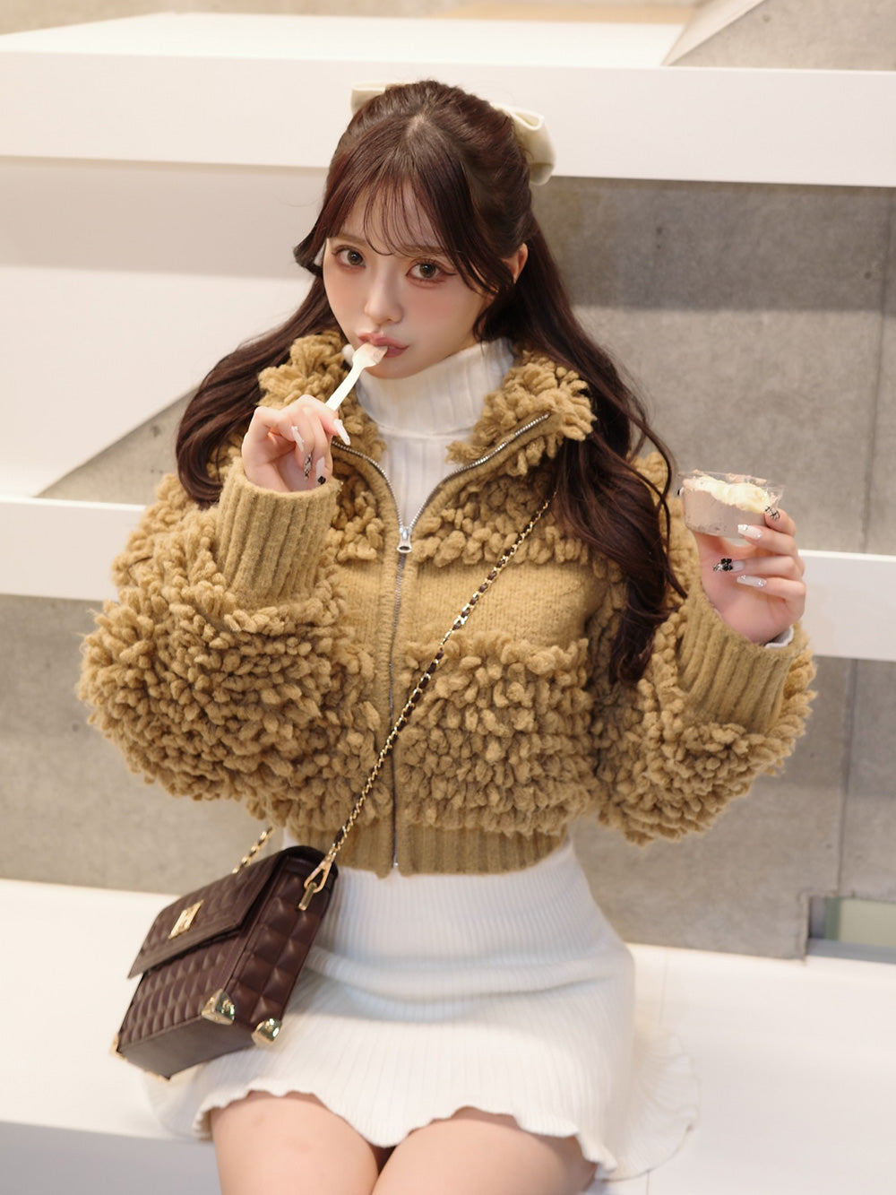 プードルジップカーディガン – Darich (ダーリッチ)