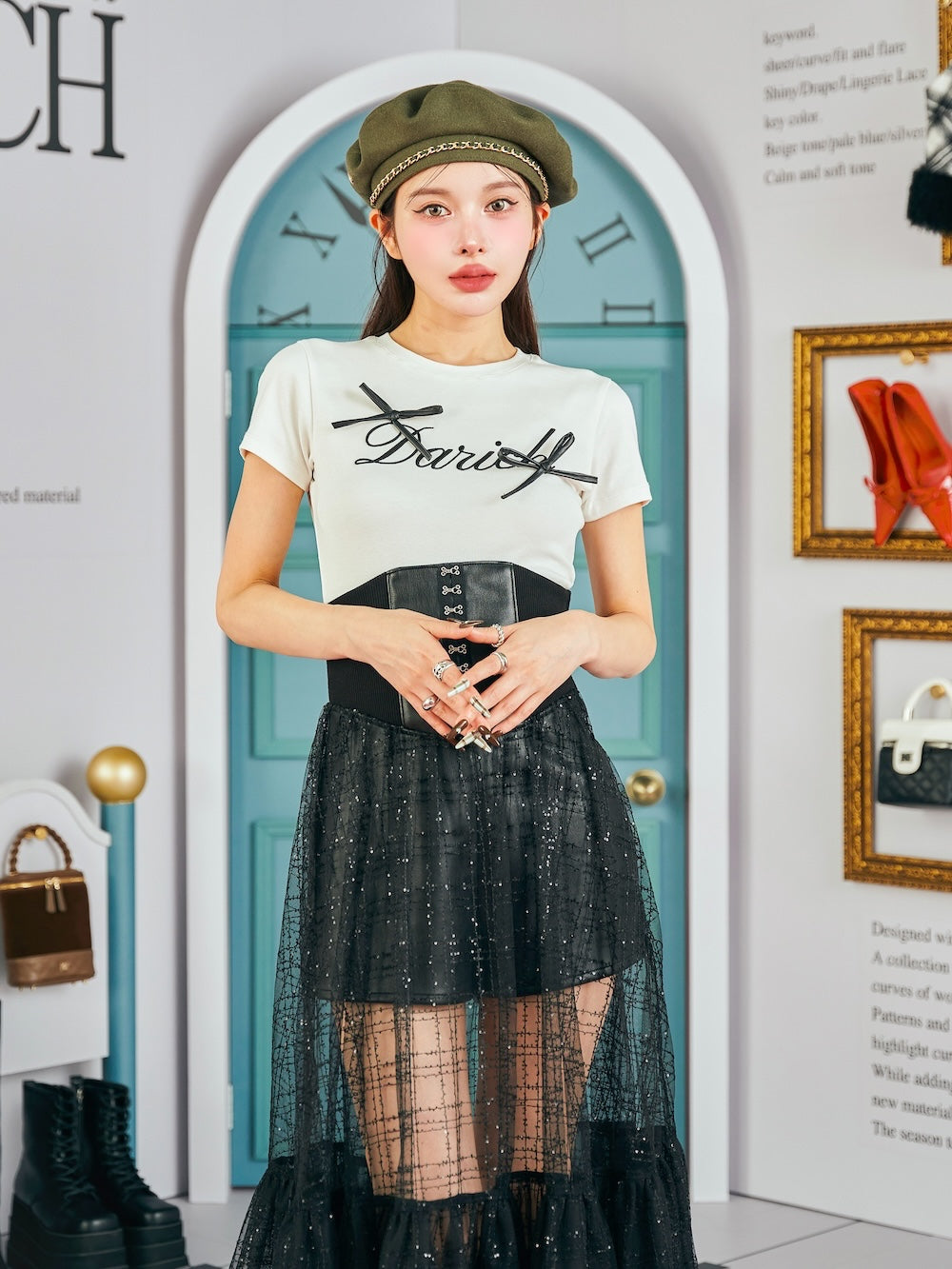 リボンロゴTシャツ – Darich (ダーリッチ)