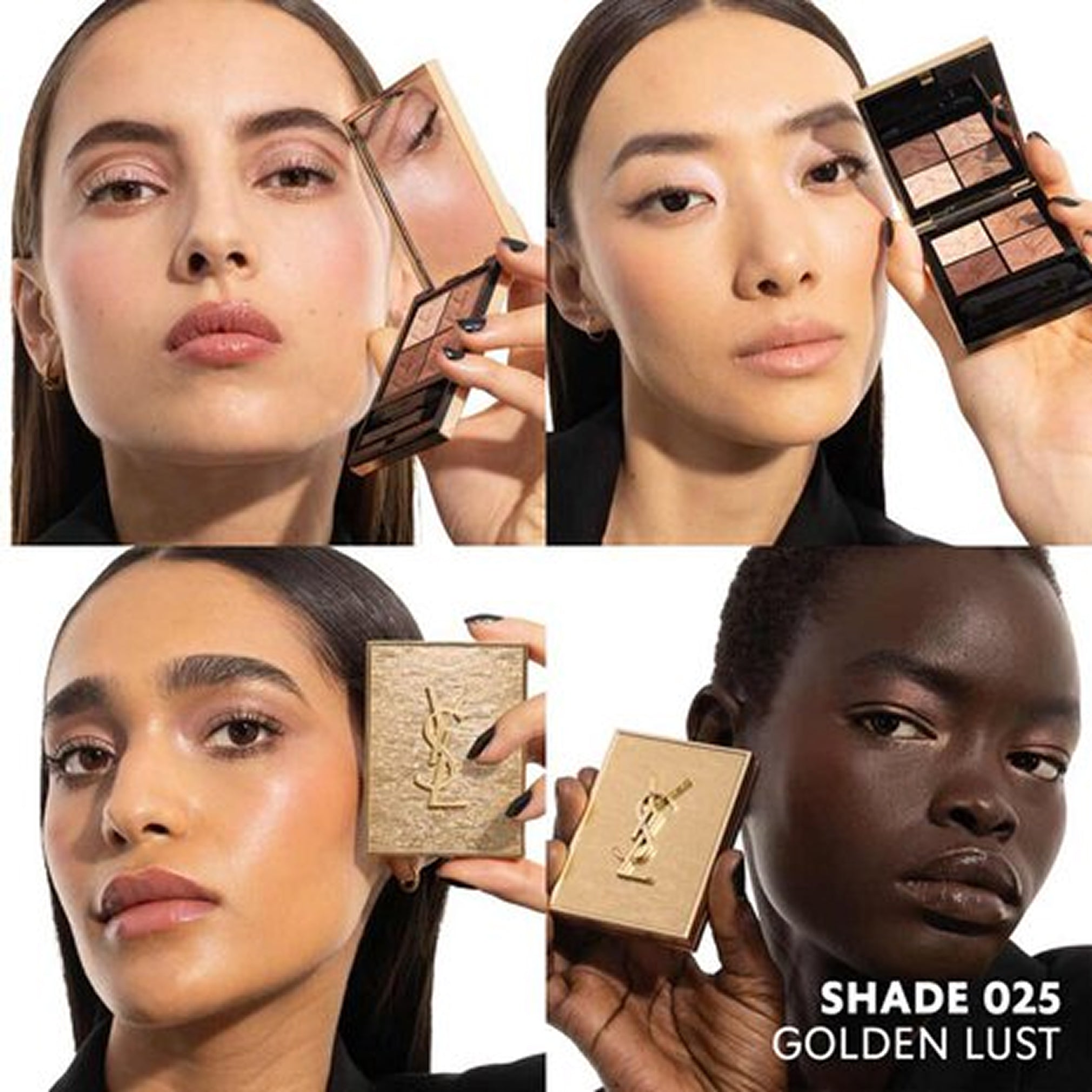 YSL Couture Mini Clutch Palette 025 Golden Lust | Darling Lux