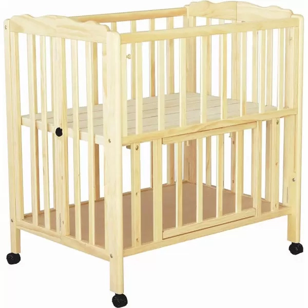 ベビーベッド 折りたたみミニベビーベッド パタン yamatoya 大和屋