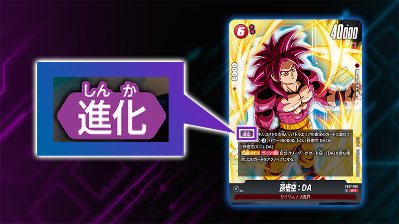 神龍への願い[FB07]』から登場する【進化】について解説