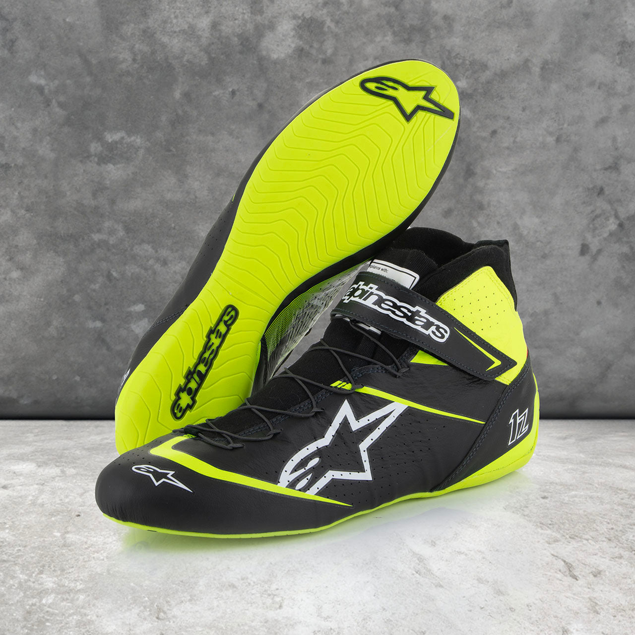 アルパインスターズ TECH-1 Z V3 SHOES｜BLACK YELLOW FLUO – レース