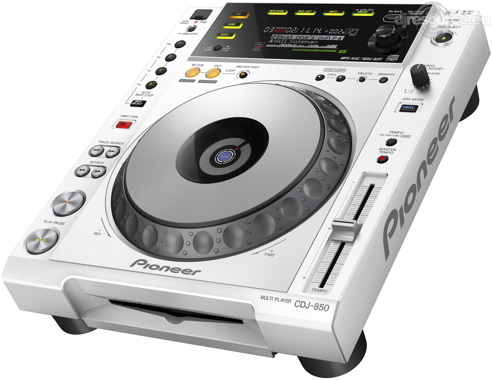 Pioneer DJ › CDJ-850-W › Player Tabletop - Gearbase | DJResource