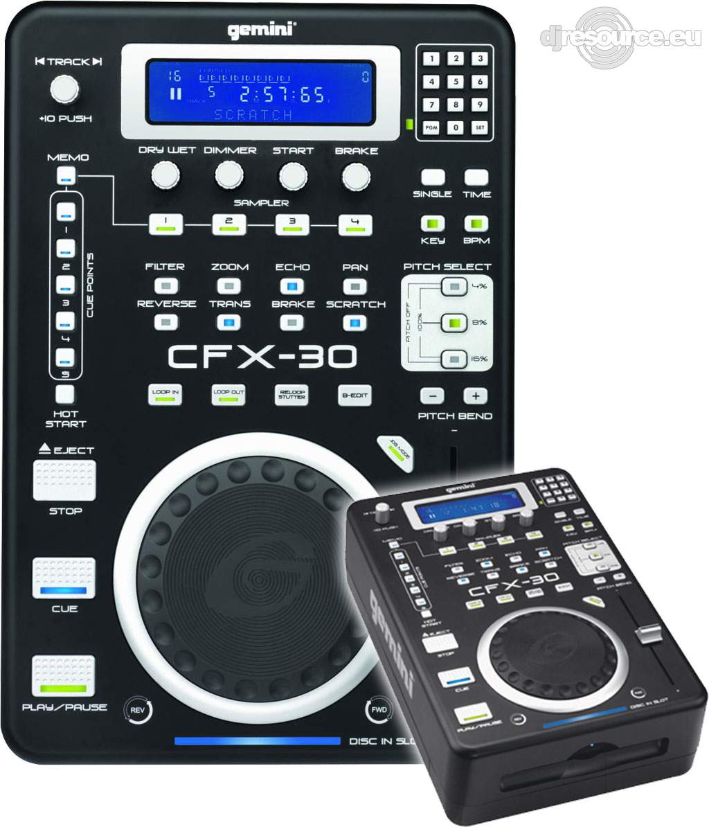 Gemini › CFX-30 › Player Tabletop - Gearbase | DJResource