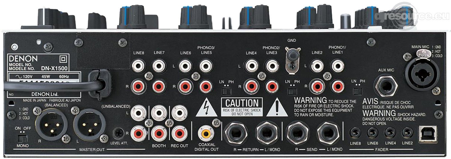Denon › DN-X1500 › Mixer - Gearbase | DJResource