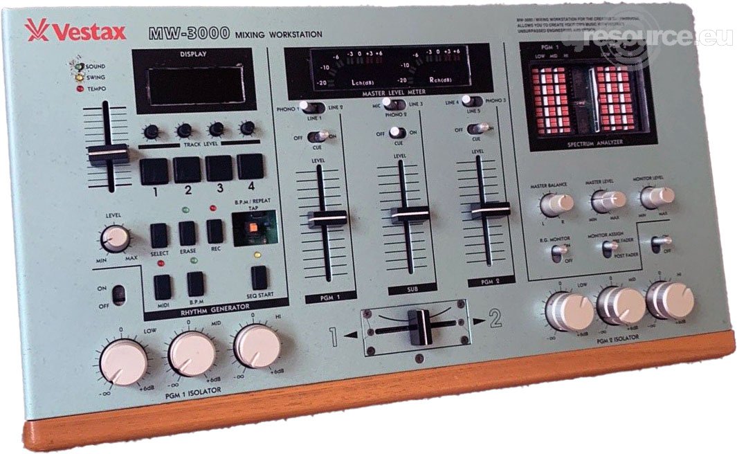 Vestax › MW-3000 › Mixer - Gearbase | DJResource