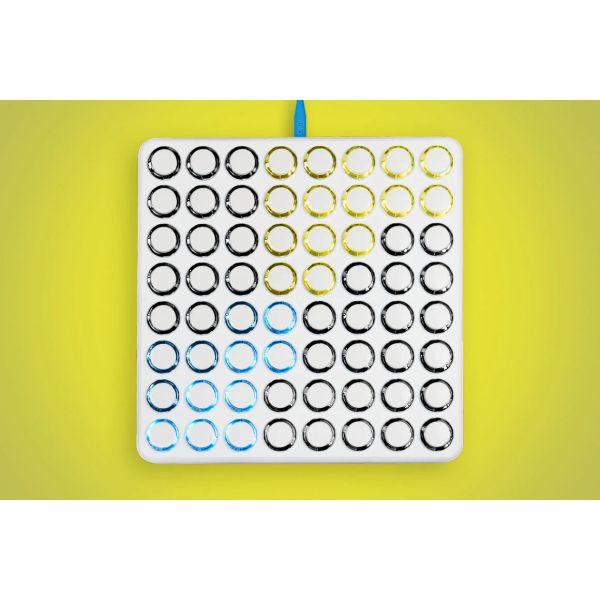 DJ TechTools Midi Fighter 64 White