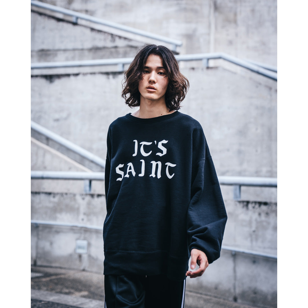 Saint Mxxxxxx (セントマイケル) CREW SWEAT IT'S SAINT SM-YS1-0000