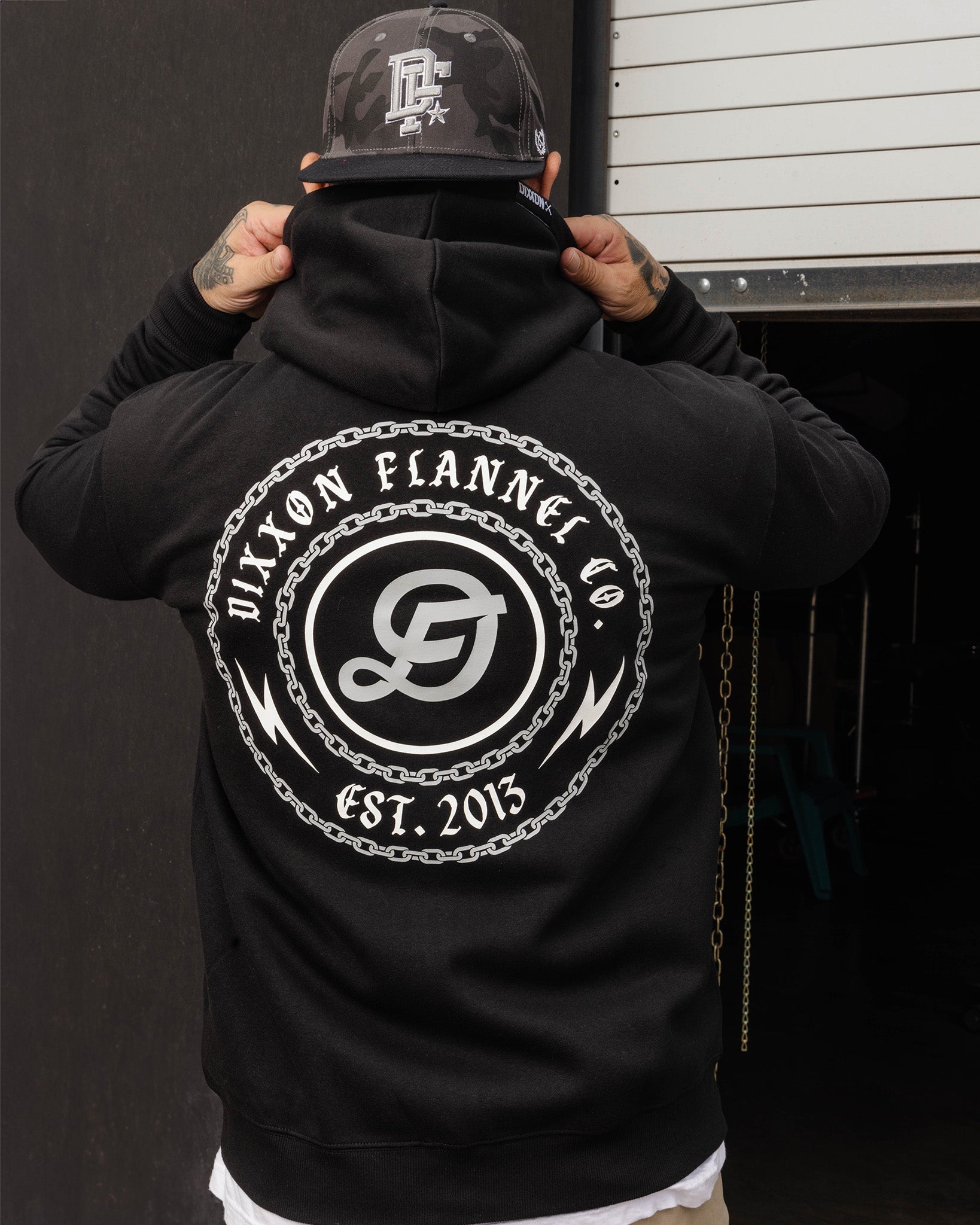 Dixxon Black Hoodie: Shop Gray & White Flannel Now