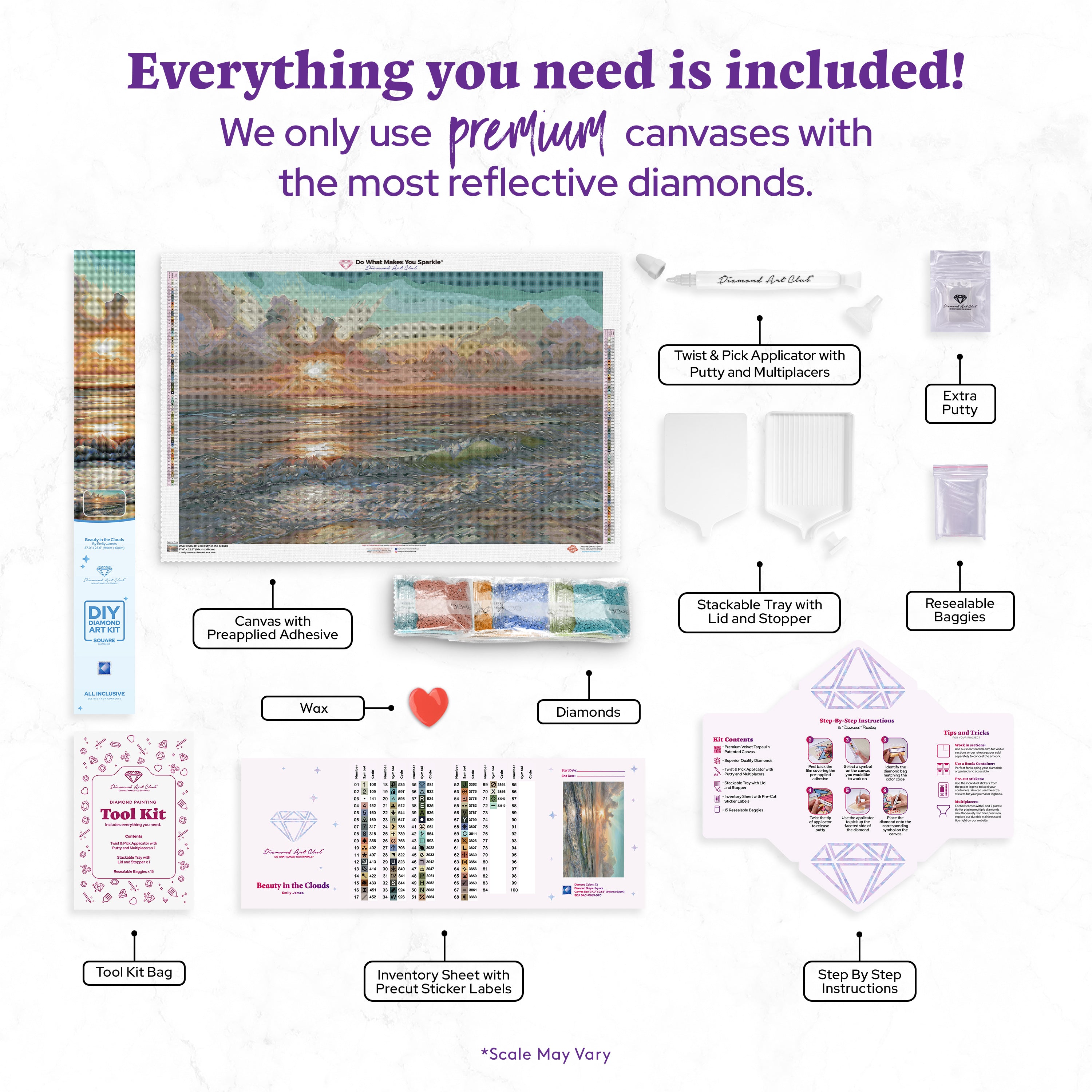 Beauty in the Clouds – Diamond Art Club