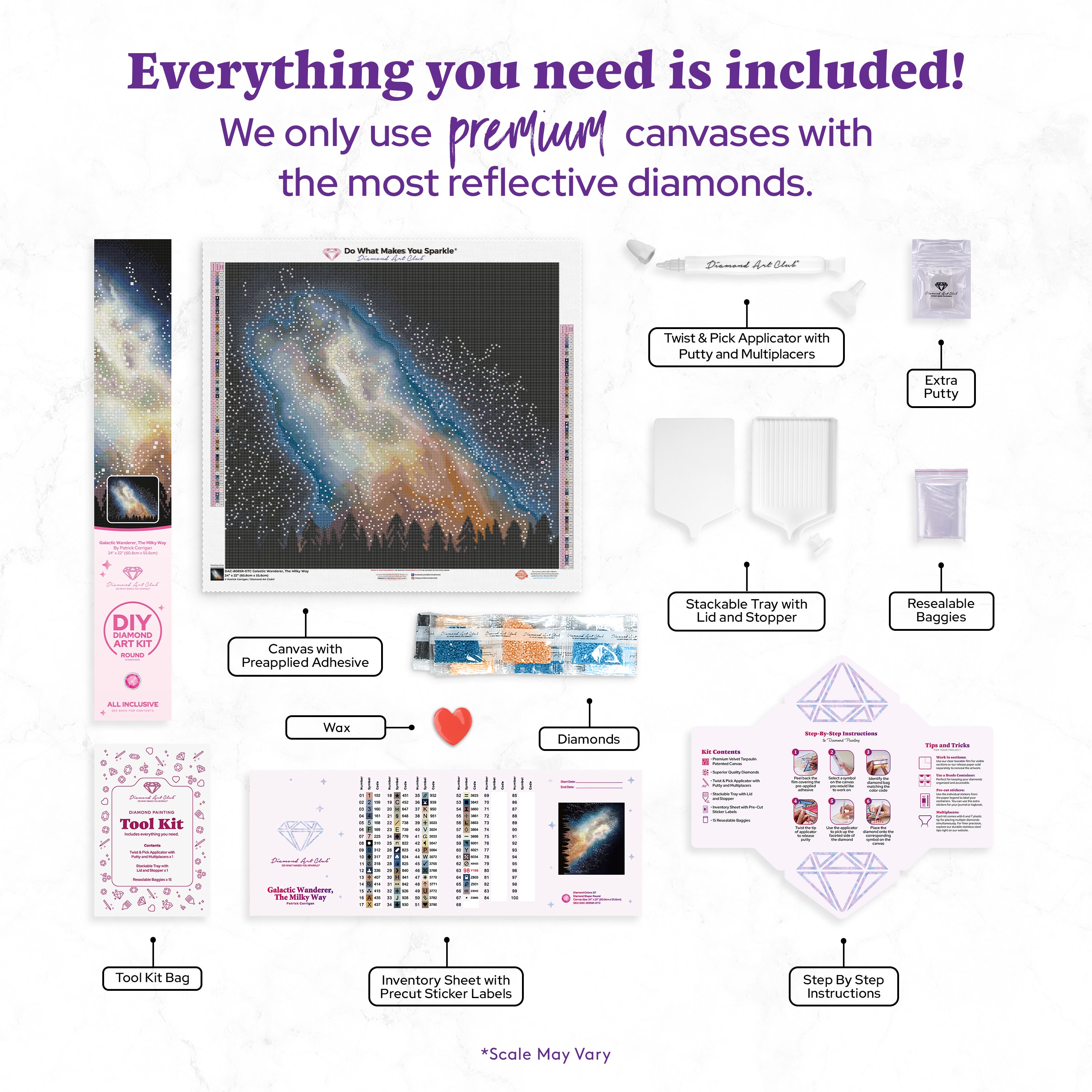 ダイヤモンドアートクラブ GalacticWander,The MilkyWay Milky Way