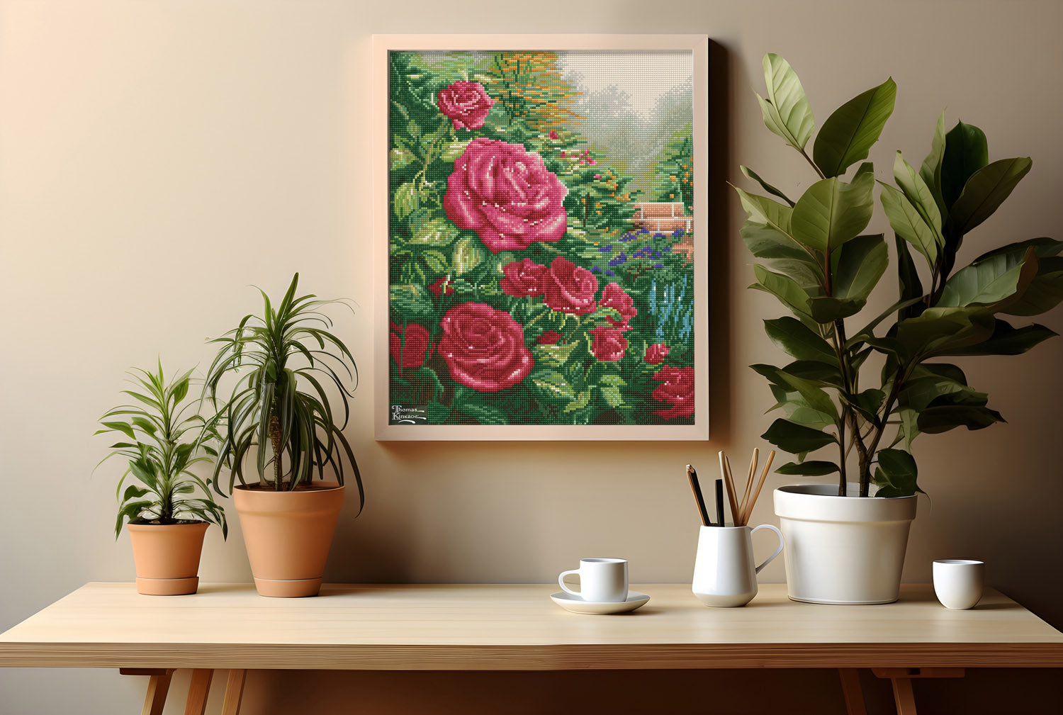 A Perfect Red Rose | Diamond Painting Kits Floral Flowers