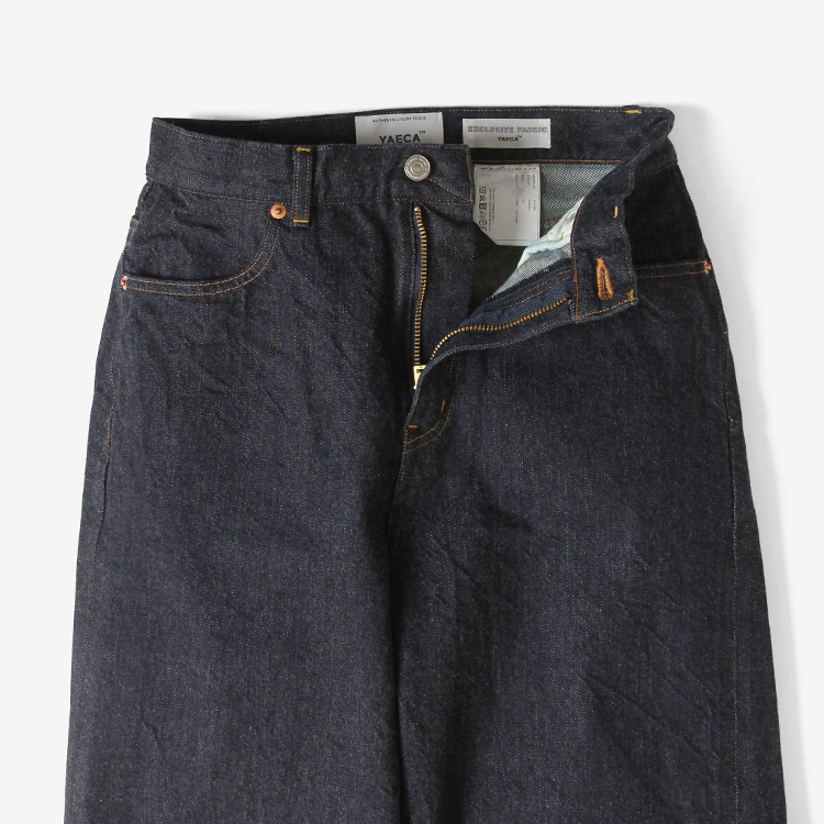 WIDE DENIM(14-13W) / INDIGO | YAECA (WOMEN)(ヤエカ) | BOTTOMS