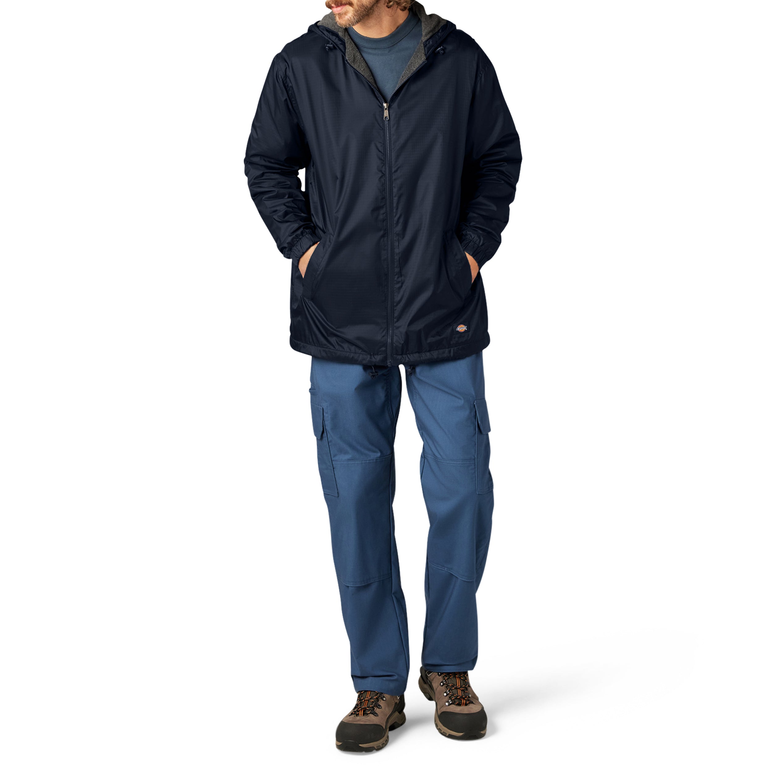 Fleece Lined Nylon Hooded Jacket | Dickies US