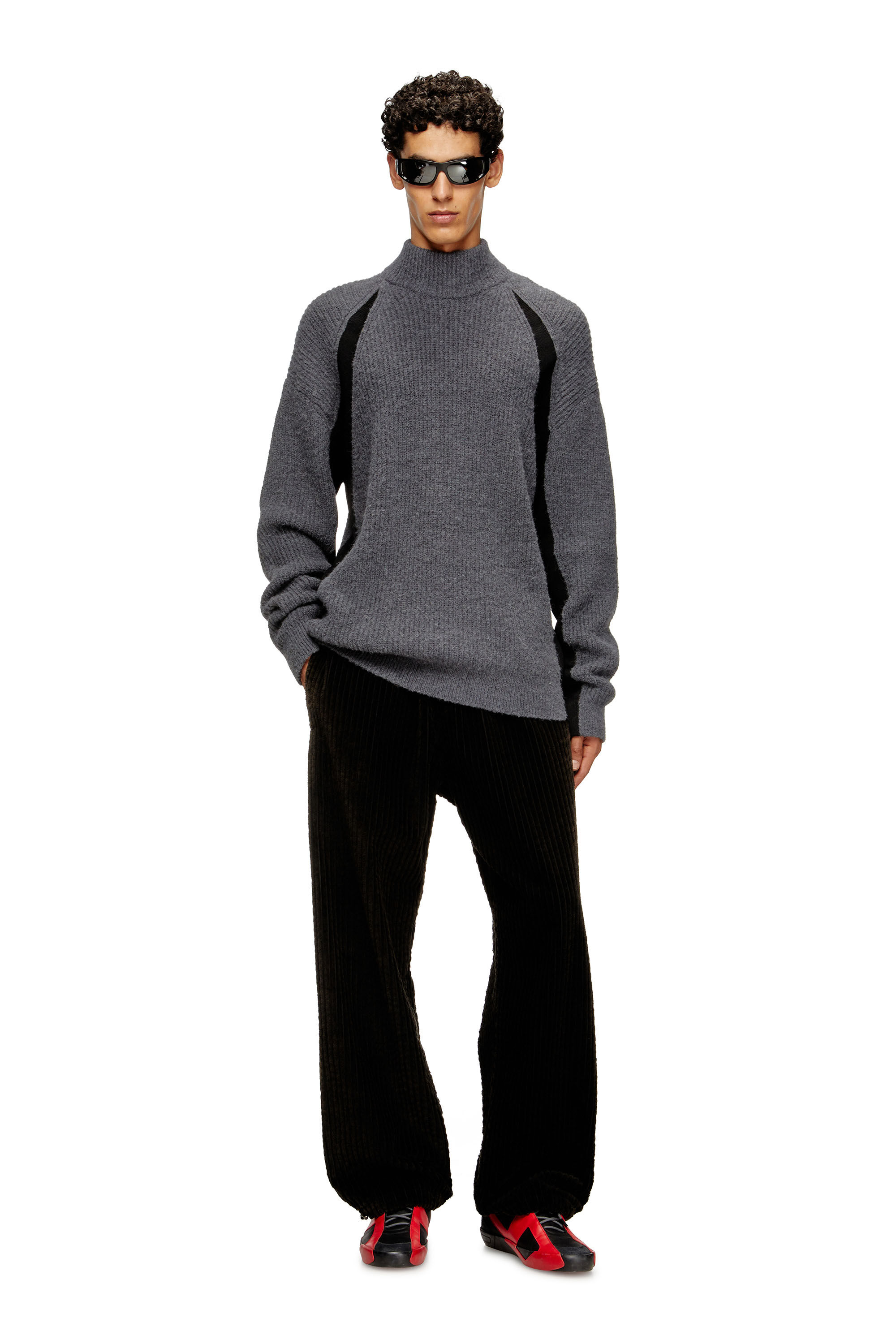 K-LOLLO-TN プルオーバーニット｜グレー｜メンズ｜DIESEL