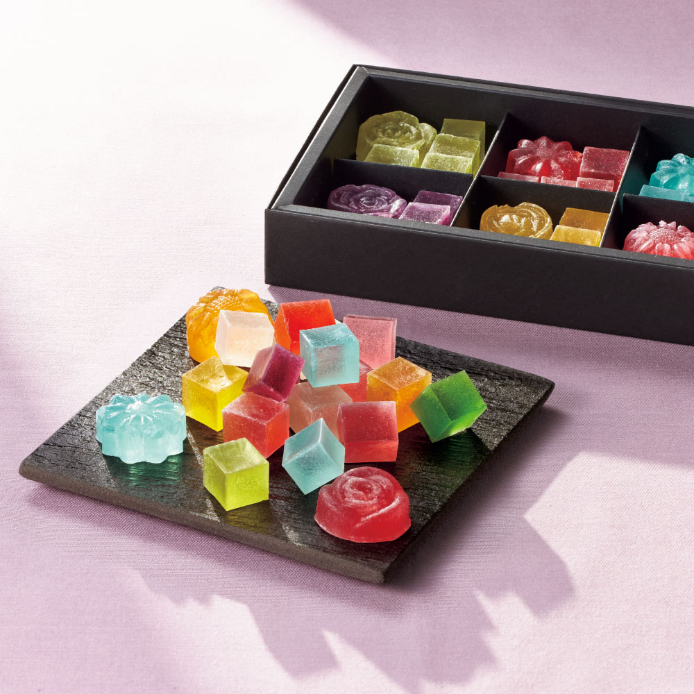 大分「中津菓子 かねい」にじいろ琥珀糖 9種（紙袋付き） 通販 - ディノス