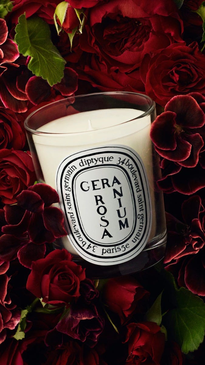 Geranium Rosa - Classic candle | Diptyque Paris