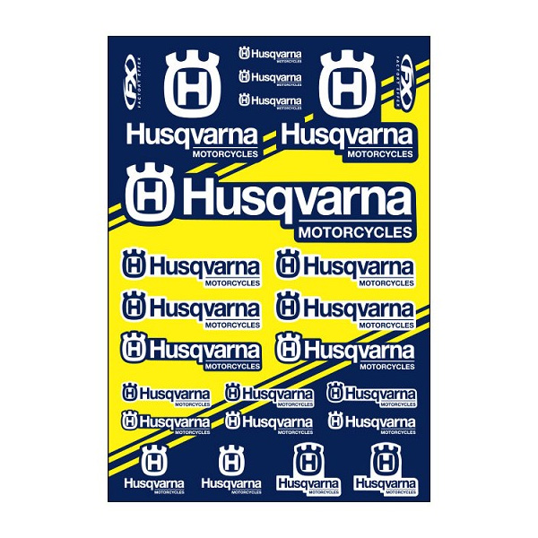 FACTORY EFFEX HUSQVARNA OEMステッカーシート| Dirtbikeplus (ダート