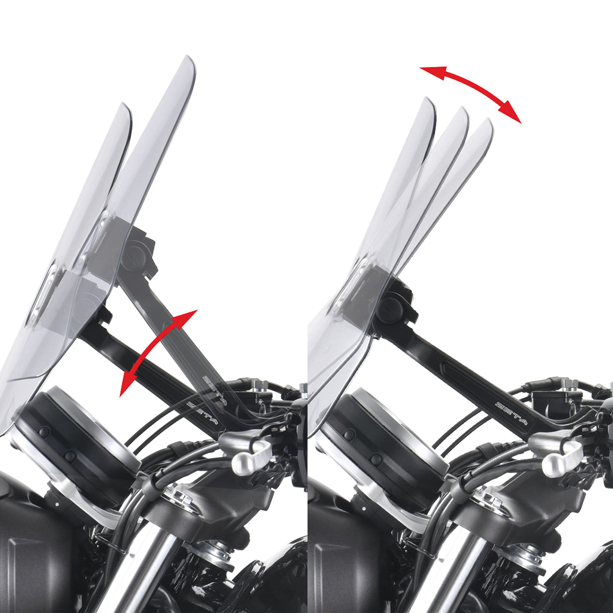 エクスプローラーウィンドシールド DAX125用 ショートタイプ