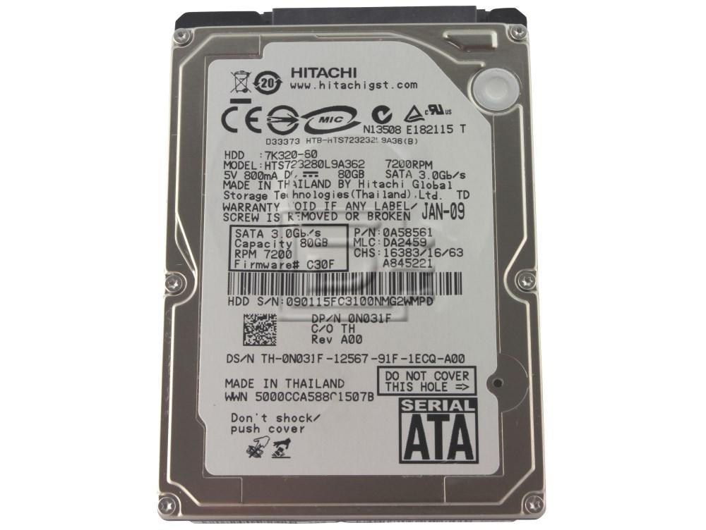 Fujitsu Mobile MHW2080BJ SATA Hard Disk Drive
