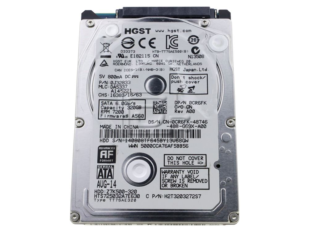 Hitachi Travelstar Z7K500 HTS725032A7E630 2.5