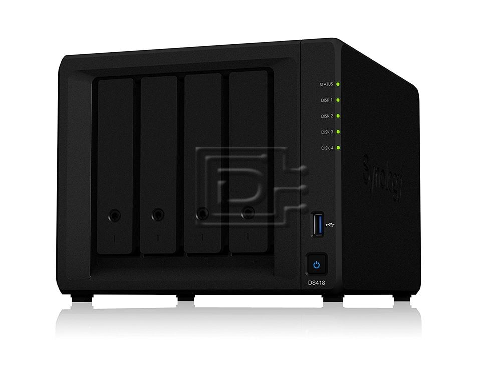 Synology DiskStation DS418 4-Bay SATA Quad Core Desktop NAS Server