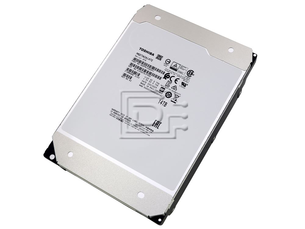 Toshiba MG07ACA14TE 14TB 3.5” 7.2K RPM 512e MG07ACA Series SATA