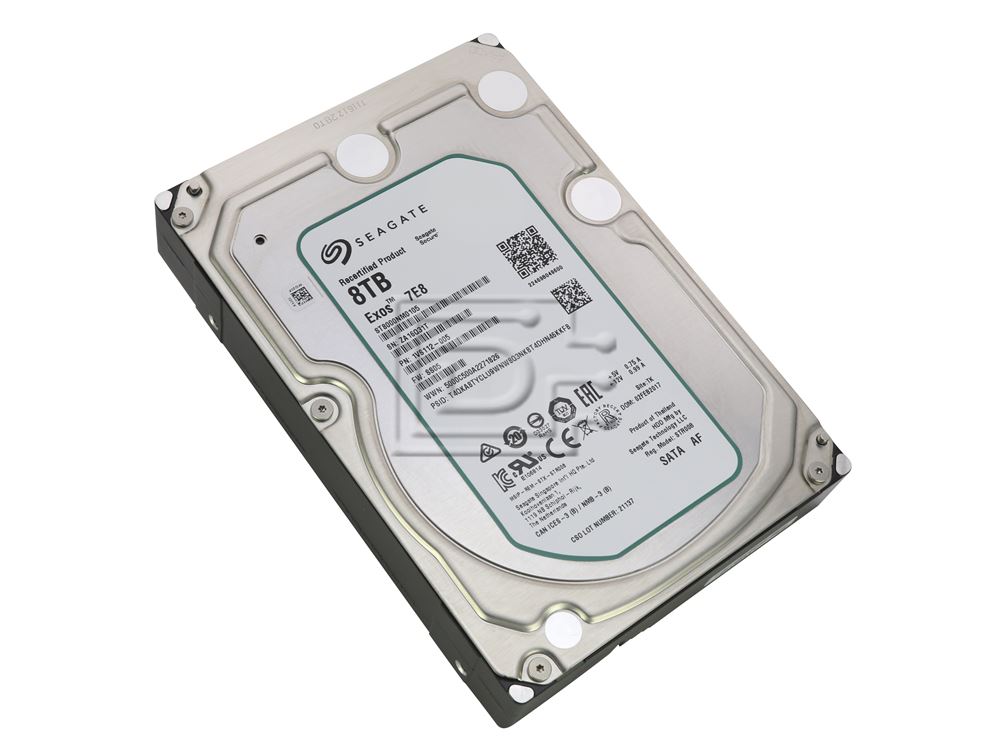 Seagate ST8000NM0105 8TB 3.5” 6Gbps 7.2K RPM Enterprise SED 512E
