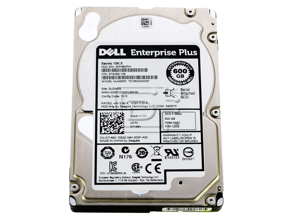 Dell Enterprise Plus 7149N / Seagate Savvio 10K.5 ST9600205SS